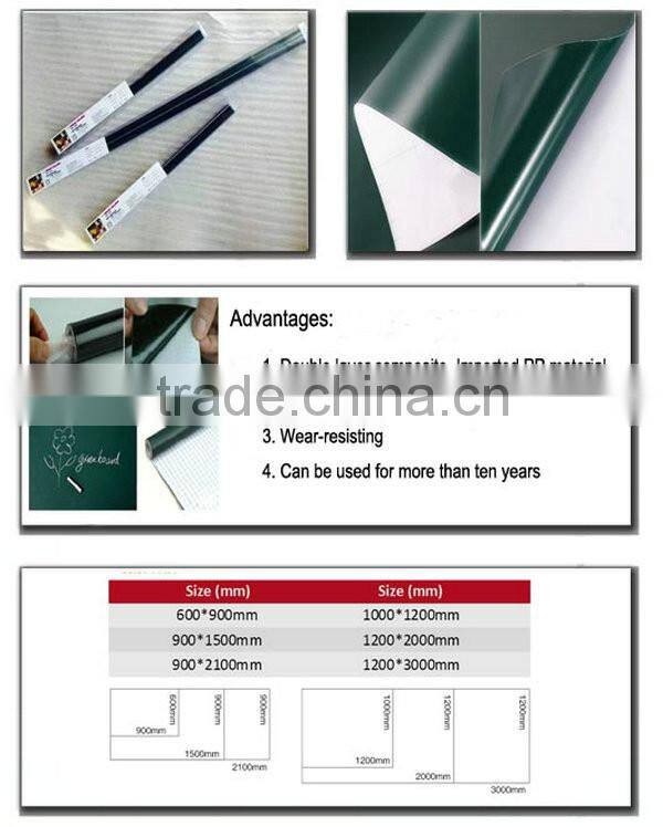 popular WHITE COLOR green blackboard wall sticker with best price