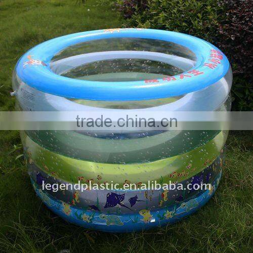 inflatable 5-ring bright-coloured pool