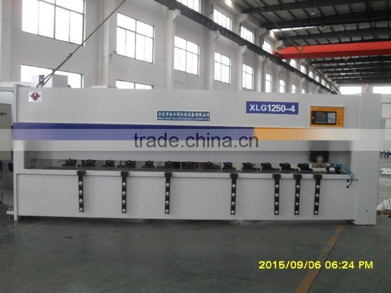 CNC open v slots on metal sheet plate V-Grooving Machine