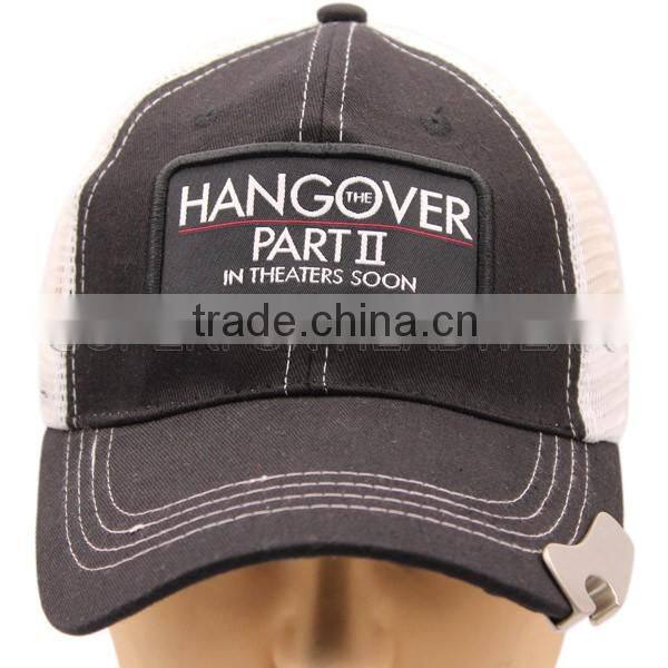 custom promotional baseball cap with bottle opener