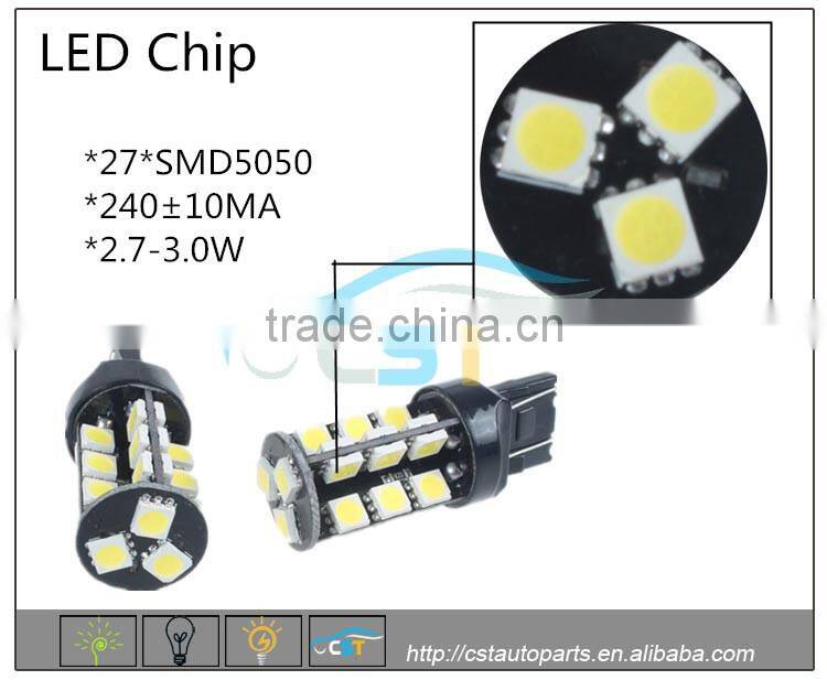 Best Offer Nonpolar Canbus LED Lamp Bulb T20 7440/7443 5050 27SMD 12V Led Lamp Bulb