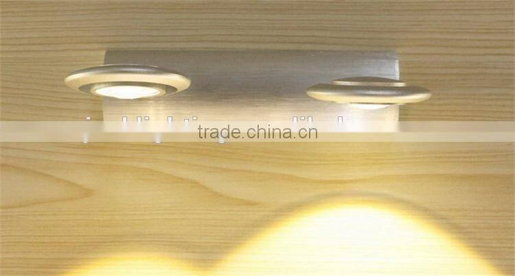 Indoor ajustable aluminum two heads wall sconce JW-108 wireless wall sconce