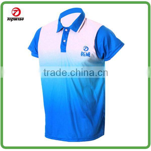 turn around collar sublimation golf polo shirt
