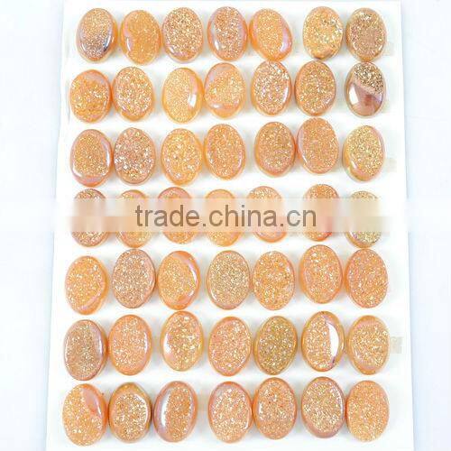 Semi Precious Black Window Druzy