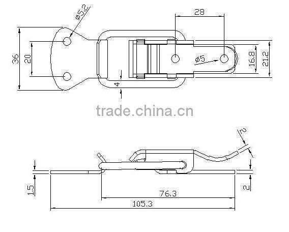 Heavy Duty Cabinet Box Toggle Latch