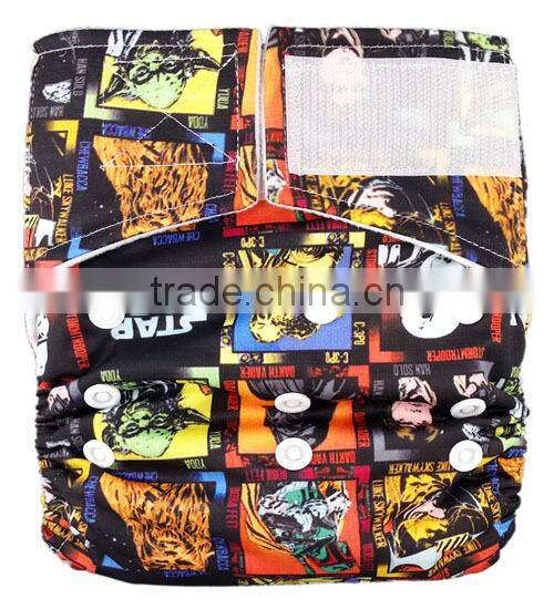 Made in China eco-friendly printed organic mom love baby diaper