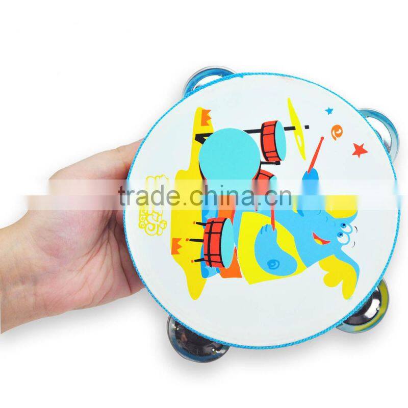 safe EN71 standard kids like rabbit play gutar animal band tambourine miniature musical instruments modern toys for children