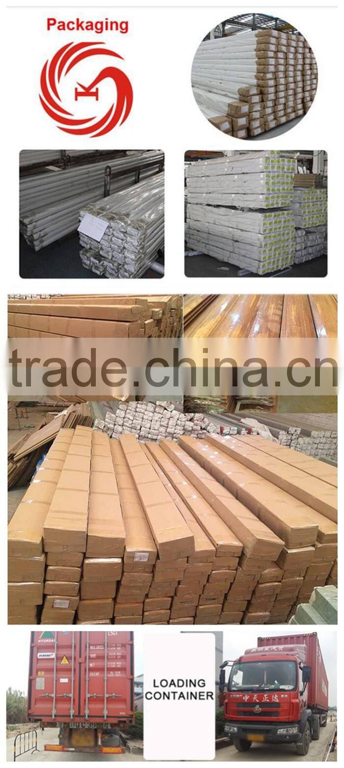 Hot selling anodized clip inner corner aluminium wall skirting board for bathroom