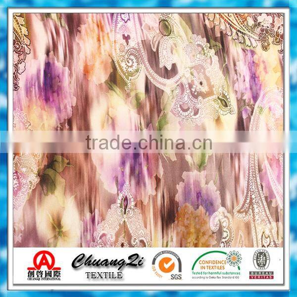 Fully goods in stock rayon challis fabric for 2015