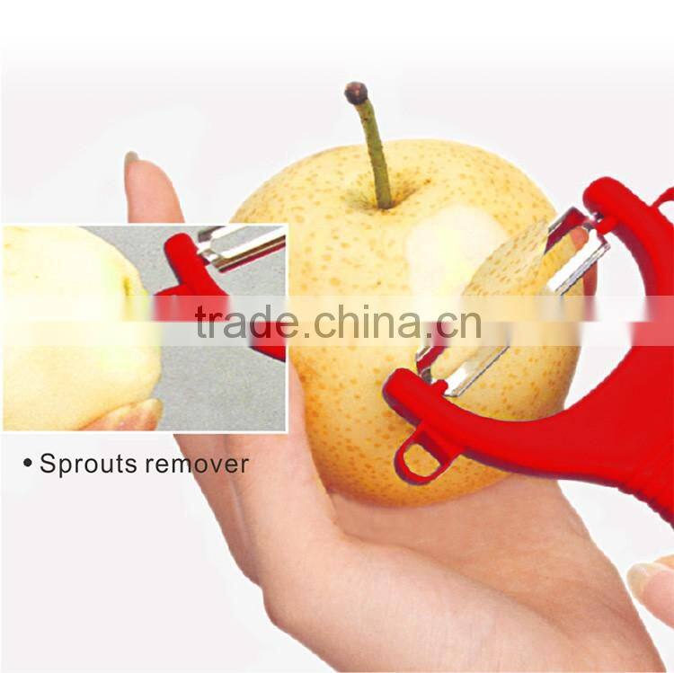 ABS+S/S 13*8.2 Kitchen tools vegetable&fruit peeler/potato peeler/stainless steel peeler