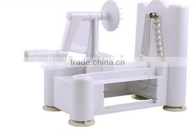 Multifunctional 3 in 1Tri Blade Plastic Spiral Vegetable Slicer