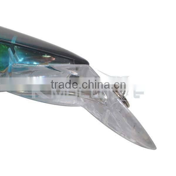 CHSQUID2 hard body octopus lure with pvc skirts trolling lure for sea fishing