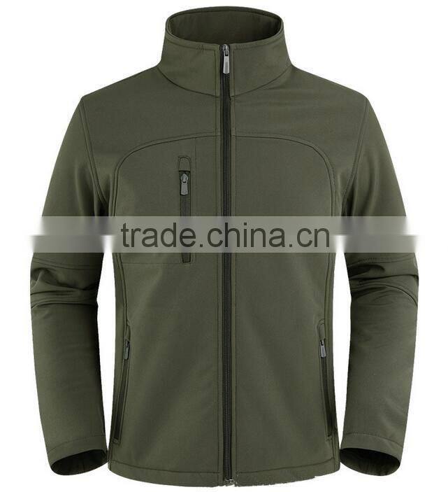 100% polyester soft shell jacket outer shell jacket wholesale