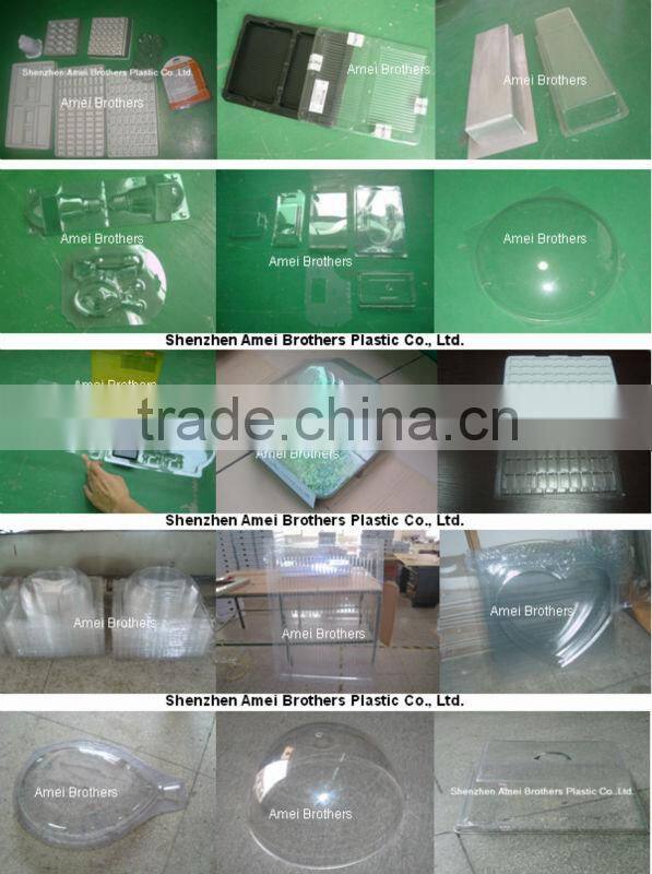 plastic tool tray,clear PVC PET tool packing tray,blister tray/box for electronic