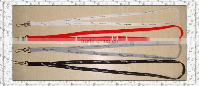 Polyester tube lanyard for ID card holder