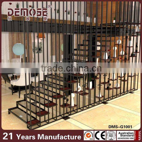 modern floating stairs with special railings