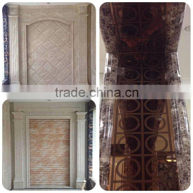 UV coated artificial marble panel