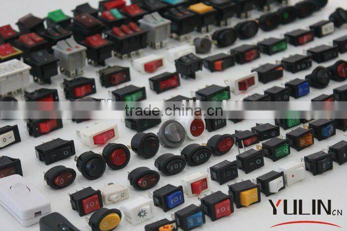 12mm 12VAC yellow led ON OFF Racing Car Switches YULIN