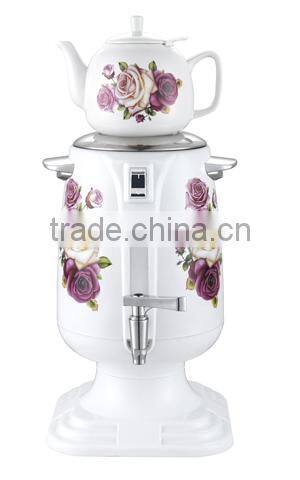 3.0L Electric Russian s/s Samovar CA-900G with ceramic teapot