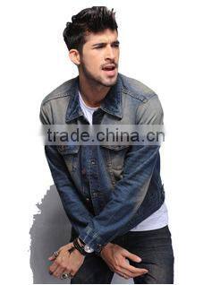 factory price vintage fashion winter men jean jacket(WF140201)