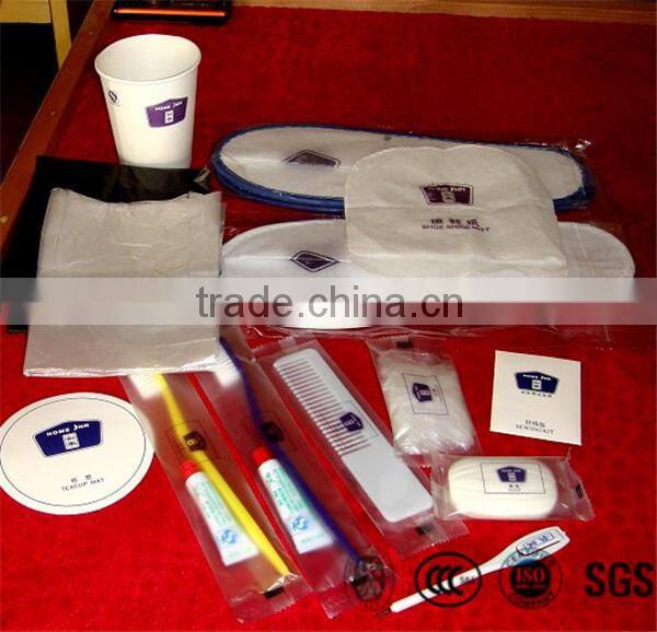 Affordable and luxury hotel guestroom amenities supplies set