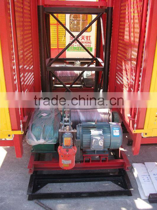 SS100 /100 Material Hoist/Construction Lift/Building Elevator Approved CE ISO
