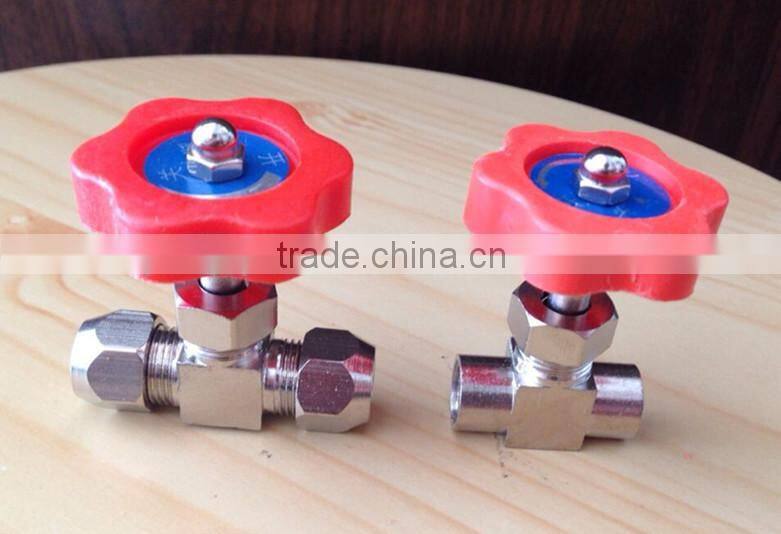 ferrule micro needle valve