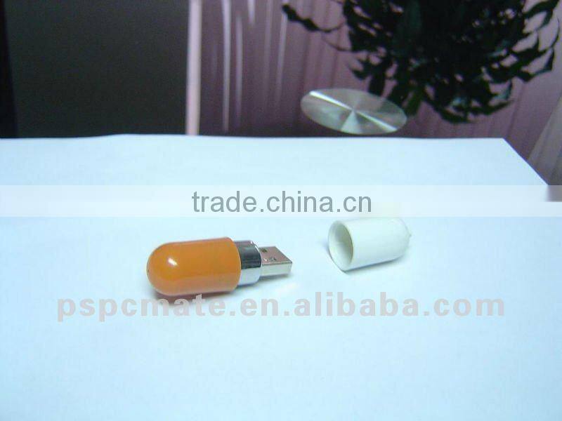 USB flash drive - pill shape usb flash memory