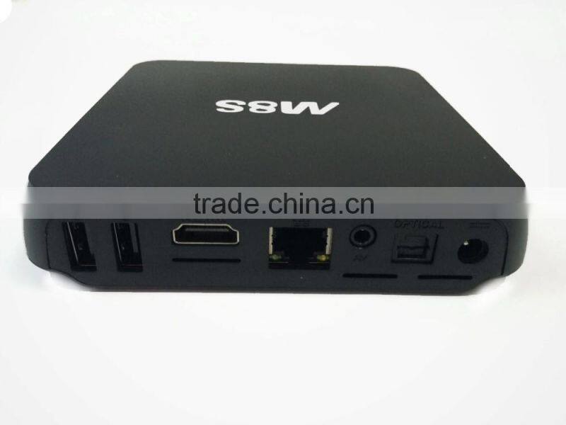 New M8 Android Smart TV Box M8S Amlogic S812 Chip AP6330 4K 2G/8G XBMC Dual band wifi Full HD Android 4.4 Media Player M8 TV Box