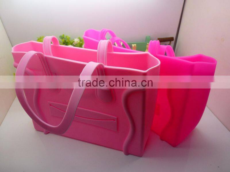2014 Best promotion gifts MINI silicone portble shopping bag
