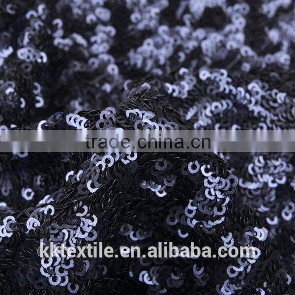 Fashionable jewelry sequin spangle embroidery fabrics/spangle sequin fabric/shiny sequin fabric for evening dress