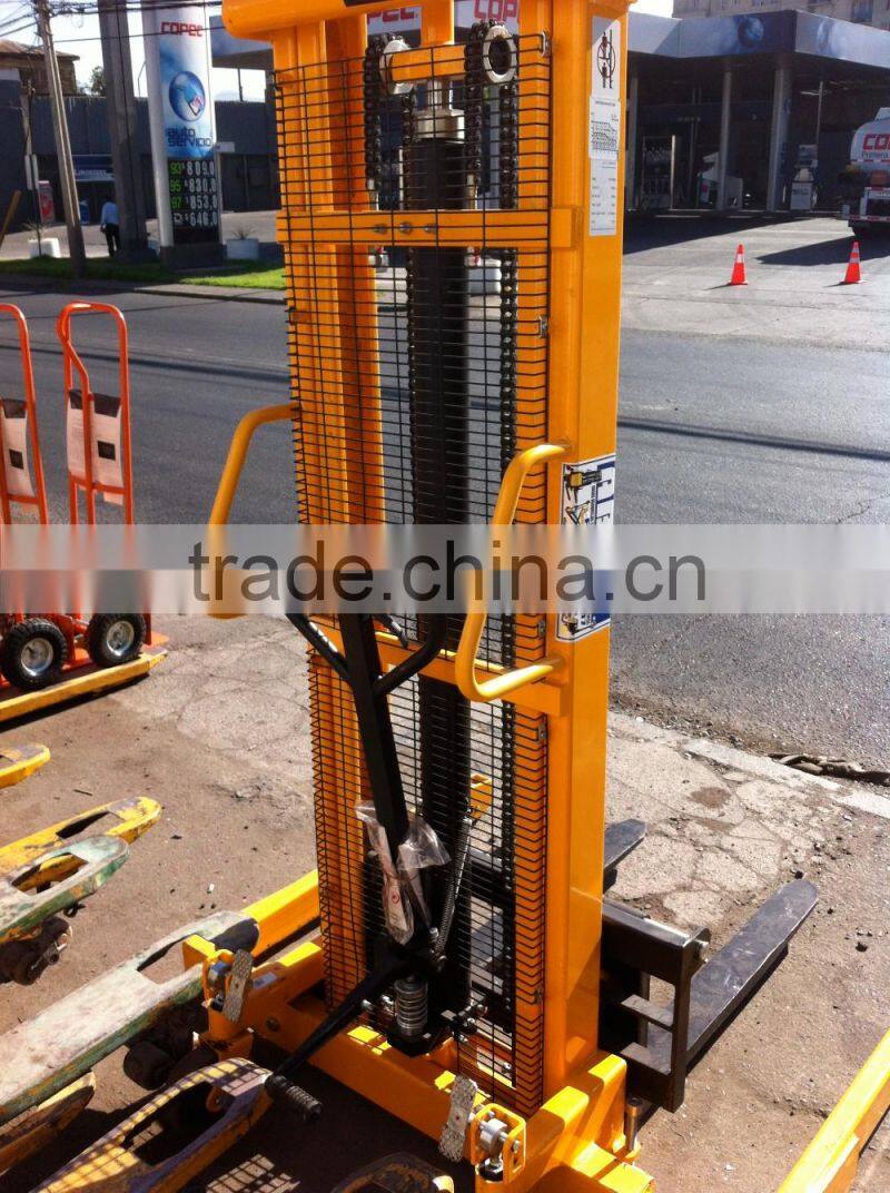 2016 newest product Jetstar Wide leg Hand Hydraulic Stacker