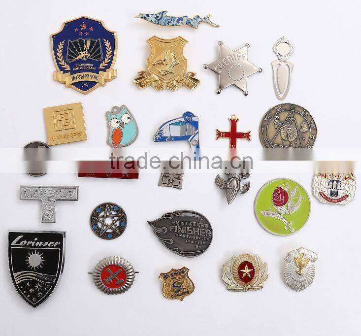 2015 Factory Direct Sales Oem Design Metal Pins Badge