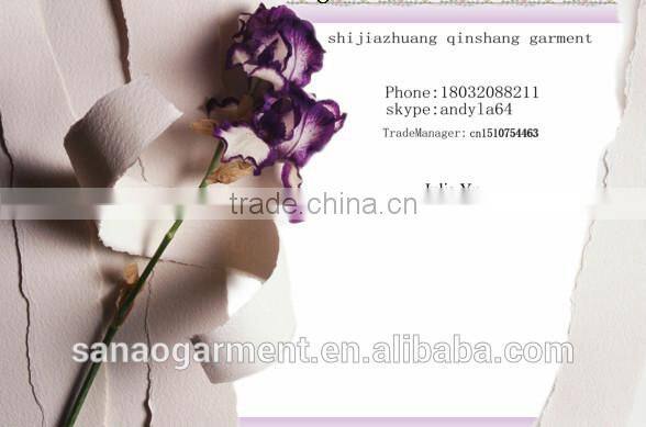 2015 casual men's knitted collar slim fit cotton-padded jacket