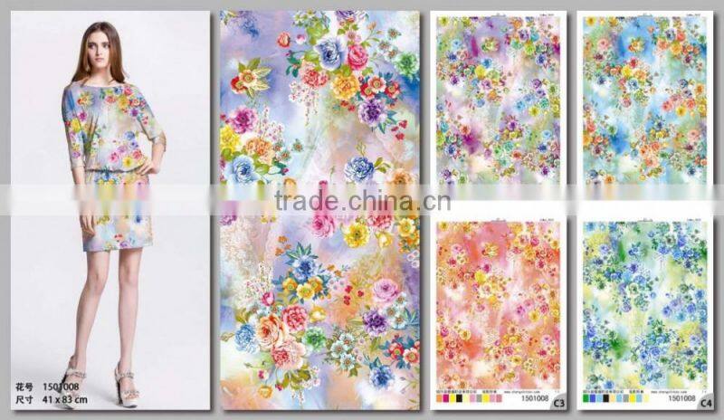 Low price twill dyed rayon printing fabric