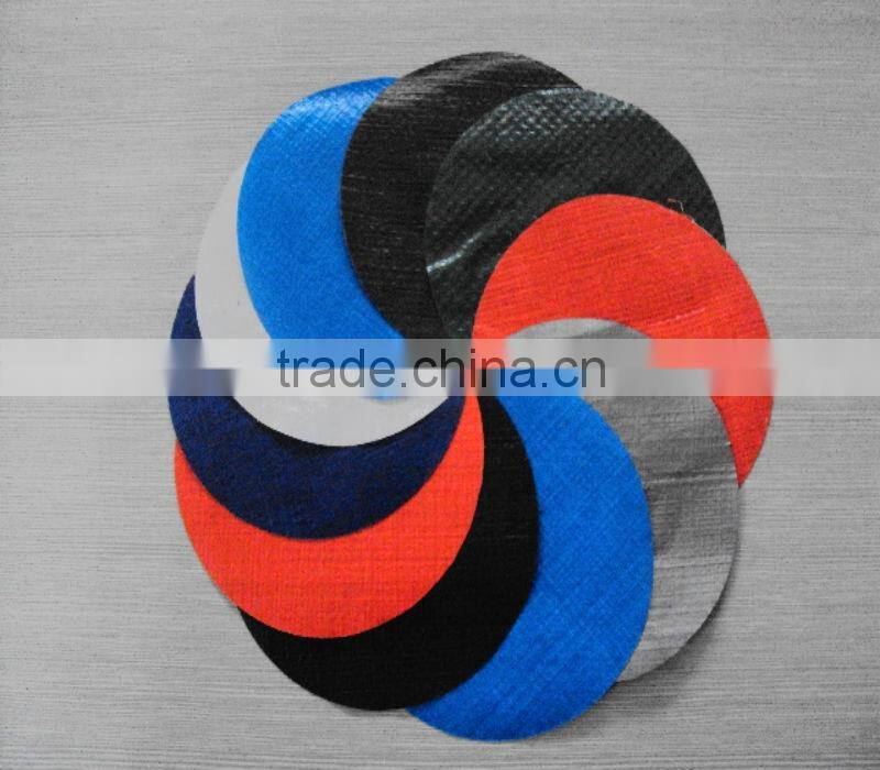 Blue Orange Laminated Waterproof PE tarpaulin