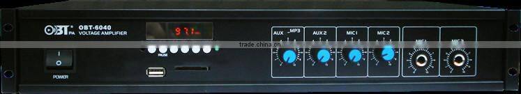 OBT-6040 Small MINI 40Watt Mixer Amplifier for Shop,Store,Shipping place