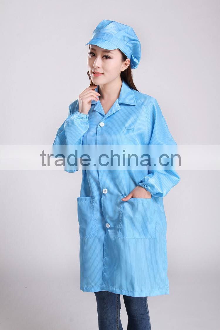 Antistatic Coat ESD Work Coat Washable Cleanroom Safety Coat