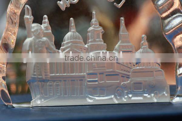 Crystal Ice House for Crystal Gift Souvenir Home Decoration