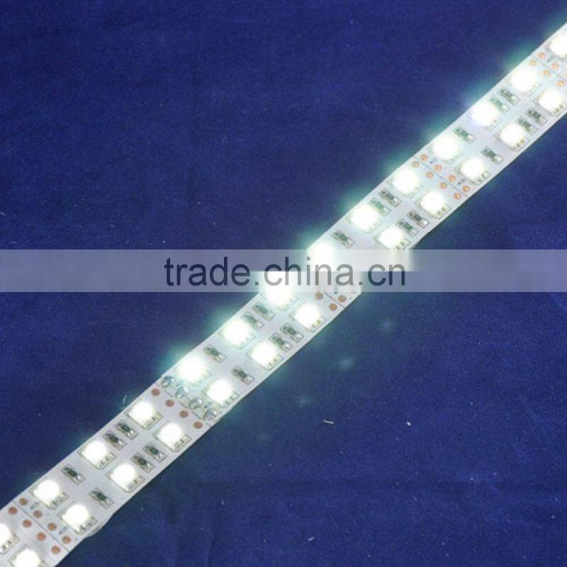 double row 5050 144w LED strips RGB 120 led meter IP20 non waterproof for indoor