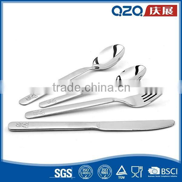 Children cuttlery stainless steel forks and knives in guangzhou