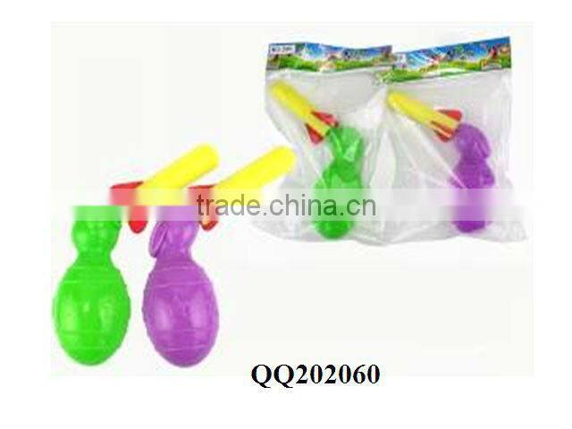 Funny kids EVA shooting rocket play set