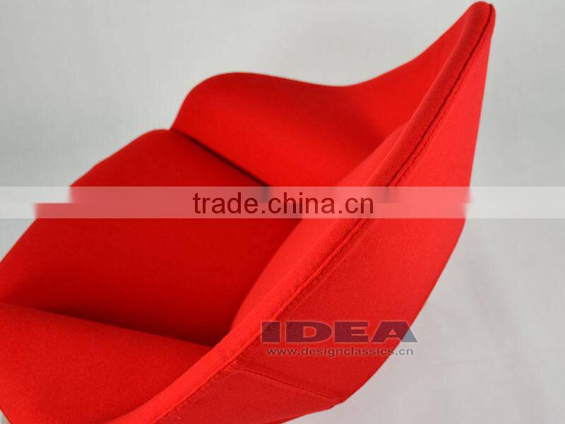 Replica Womb Chair - Red Wool Fabric