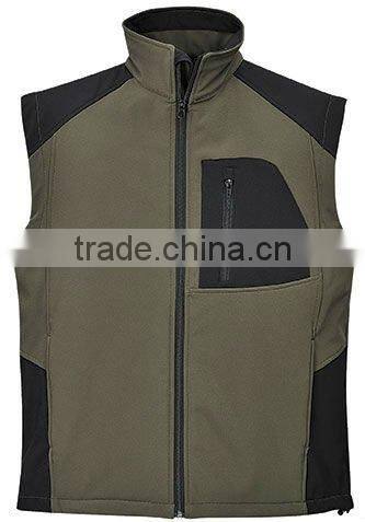 SLEEVELESS BREATHABLE WATERPROOF SOFTSHELL VEST