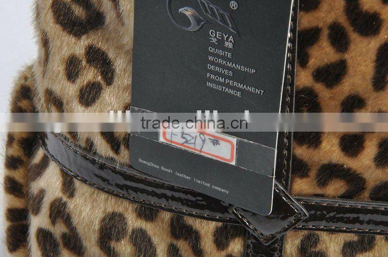 New Design! Fashionable Lady Imitative-Horse Hair Printing Handbag 2012!