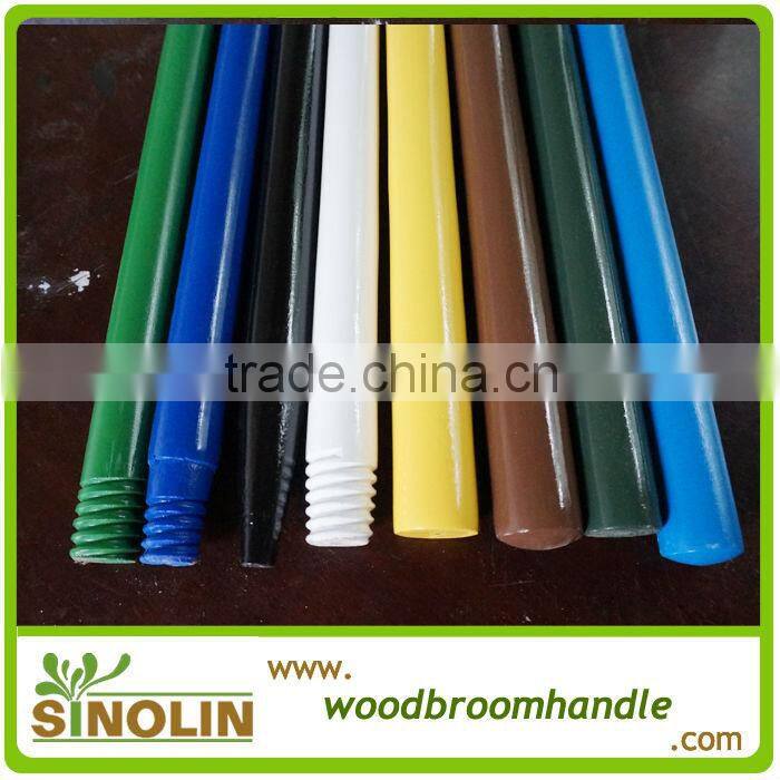 colorful lacquer painted wooden broom handle