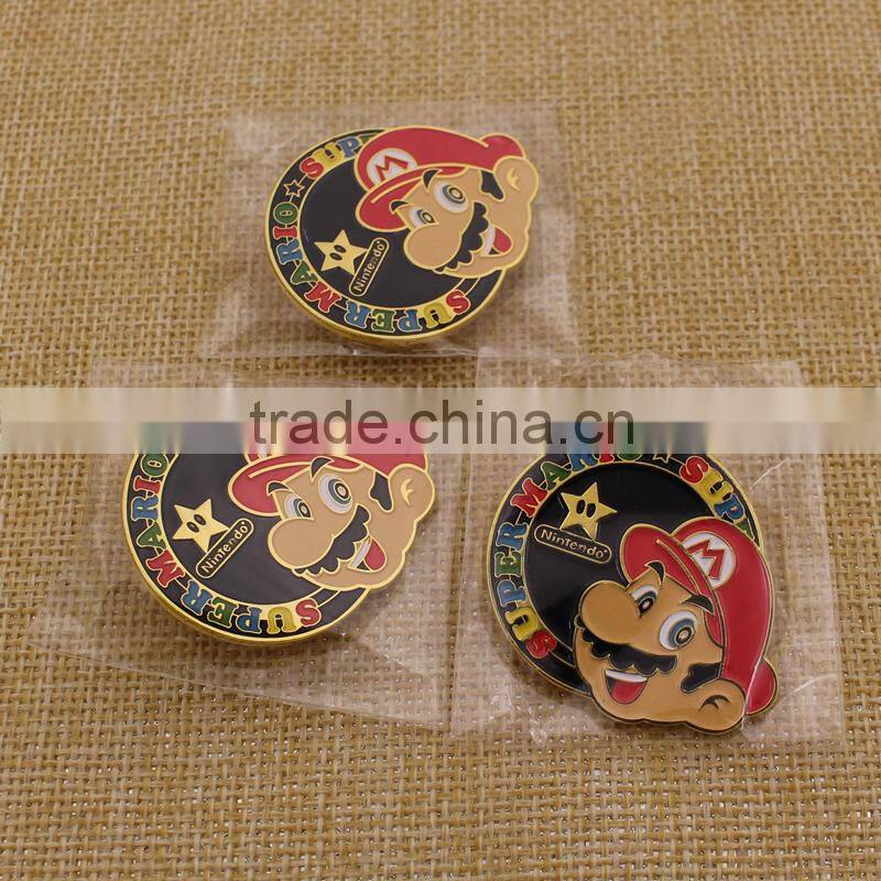 Custom Soft Enamel Super Mario Pin Badge
