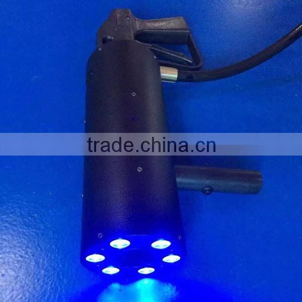 Special effect RGB LED CO2 jet gun for party entertainment