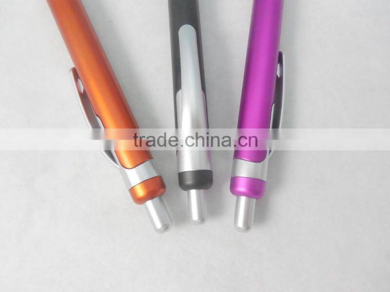 Wholesale Cheap Colorful Plastic Ballpoint Pen Without Logo Printing