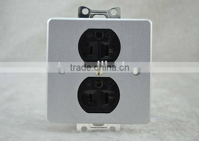 EX-126HE-S OFC Silver Plated High level AC Wall Socket